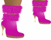 SM Pink Fur Boots