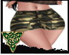 Green Camo Mini Skirt