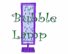 Purple/Green Bubble Lamp