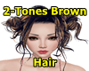 2 Tones Brown Hair