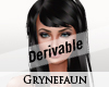 Derivable long hair 3