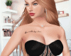 $ Black Dress Croped