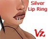 Silver pierced Lip Ring