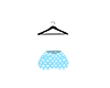 Blue Polka Dotted Skirt