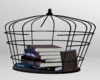 Bird Cage w/ Books