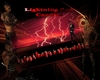 Lightning Red Candles