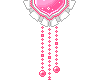 Pink Heart Dangle