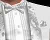 top tuxedo white silk M