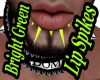 Brigh Green Lip Spikes M