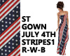 ST GOWN JULY 4 STRIPES 1