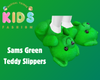 Sams Gren Teddy Slippers