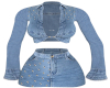 Jody 2pc Blue Denim Set