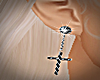 F Animated Earrings