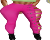 RLS pink leather pants