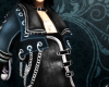 Goth Biker Jacket Chains