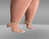 White Gold Chain Heels