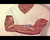 White V-Neck Slick Tee