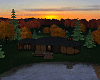 Autumn Lakeside Cabin