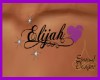 Elijah- chest tattoo