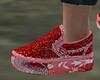DW HANA RED LOAFERS M