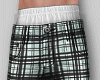 零 White Plaid Chinos
