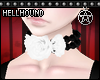 H| Rose Choker B&W