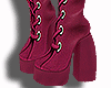Velvet long boots