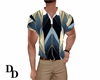 blue polo shirt
