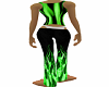 Grn Flames Outfit