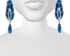 GD | Blue Leaf Earrings