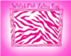 White&Pink Zebra Rug