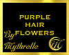 PURPLE HAIR FLOWERS