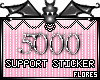 5000 Support Sticker