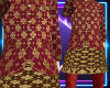 ^ Songket Malay Red Suit