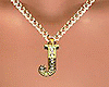 J Letter Necklace (gold)