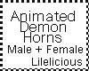 (LL)Animated Demon Horns