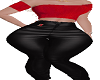 RED CROP N BLACK PANTS