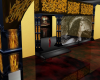 gold &black vamp room