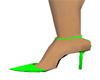 Toxic Green Heels
