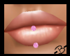 -B- Pink Lip Ring