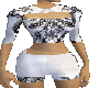 MrsJ BlkIvoryWhiteStripe
