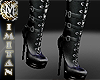 (MI) Lace boots Black