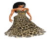 Leopard print gown