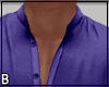 Purple Half Sleeve Open
