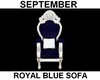 (S) ROYAL BLUE SOFA 03