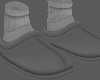 Gray Tazz Slippers