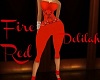 Delilah Fire Red Jumper