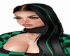 Giana Green Black Hair