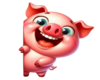 Happy Piggy Sticker
