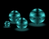 (1M) Teal Deco Balls